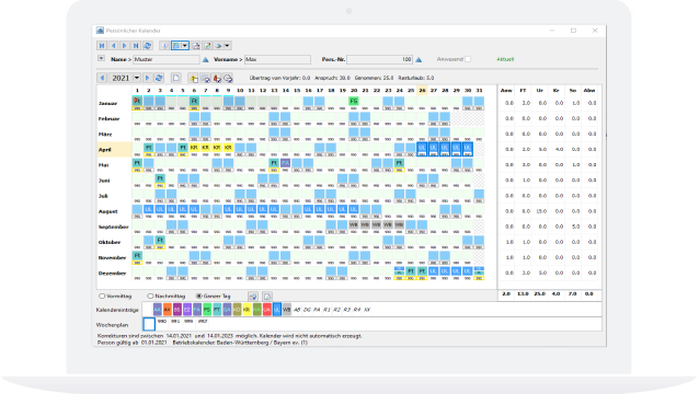 Software Dienstplanung